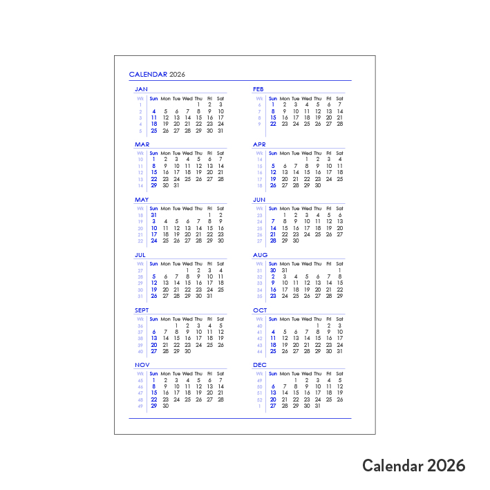 Personal Notebook Quality PVC